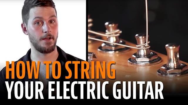 How to string an electric guitar How to string an electric guitar
