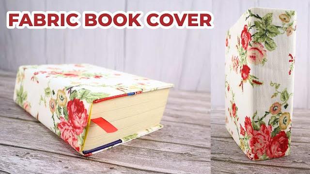 How to make a fabric book cover (so easy) How to make a fabric book cover (so easy)