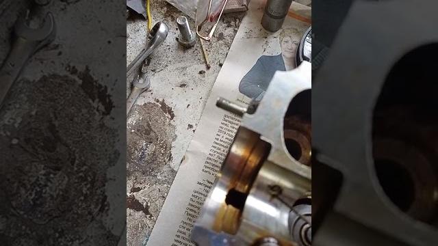 Стружка в масляном канале Стружка в масляном канале