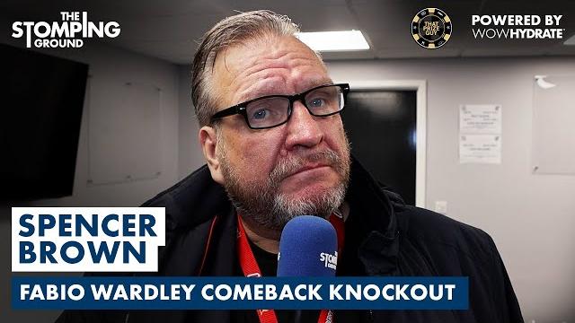 "i feel sick..." - justis huni manager spencer brown heartbroken after defeat to fabio wardley "i feel sick..." - justis huni manager spencer brown heartbroken after defeat to fabio wardley