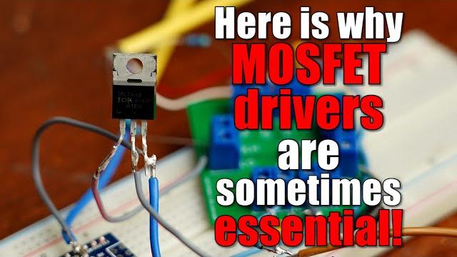 Here is why mosfet drivers are sometimes essential! || mosfet driver part 1 (driver, bootstrapping) Here is why mosfet drivers are sometimes essential! || mosfet driver part 1 (driver, bootstrapping)