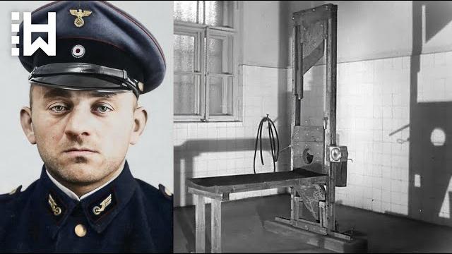 Guillotine execution of nazi sexual deviant & serial killer whose wife paid money for his killing Guillotine execution of nazi sexual deviant & serial killer whose wife paid money for his killing