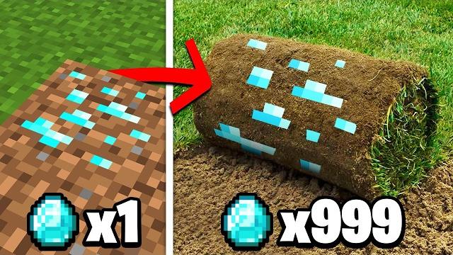 Minecraft, but your diamonds = realism... Minecraft, but your diamonds = realism...