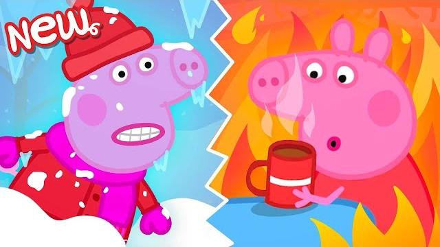 Hot vs cold challenge! peppa pig edition peppa pig tales! Hot vs cold challenge! peppa pig edition peppa pig tales!