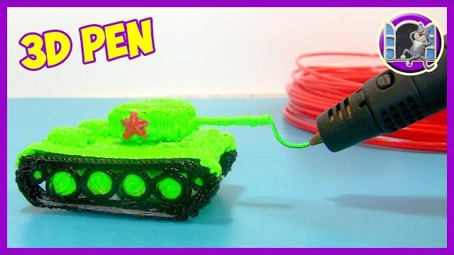 3d ручка. рисую танк! | 3d pen tank 3d ручка. рисую танк! | 3d pen tank