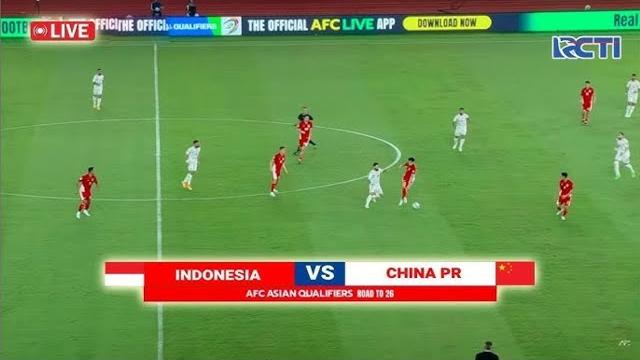 Live langsung • timnas indonesia vs china • kualifikasi piala dunia zona asia round 3 • ilustrasi Live langsung • timnas indonesia vs china • kualifikasi piala dunia zona asia round 3 • ilustrasi