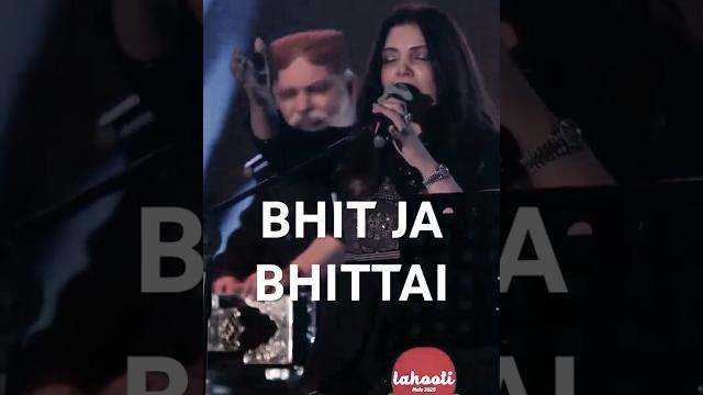 Hadiqa kiani moves the lahooti melo audience with her beautiful rendition of bhit ja bhittai Hadiqa kiani moves the lahooti melo audience with her beautiful rendition of bhit ja bhittai