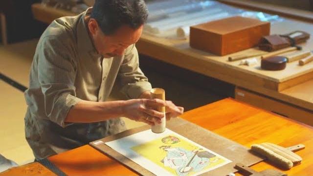 Traditional japanese printmaking #2 ️ unintentional asmr (scratching, brushing sounds) Traditional japanese printmaking #2 ️ unintentional asmr (scratching, brushing sounds)