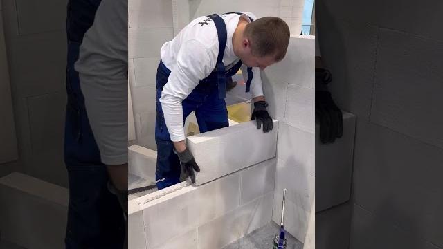Монтаж перегородочных блоков bonolit #домизгазобетона #строительство #строимдом #газоблок #строитель Монтаж перегородочных блоков bonolit #домизгазобетона #строительство #строимдом #газоблок #строитель