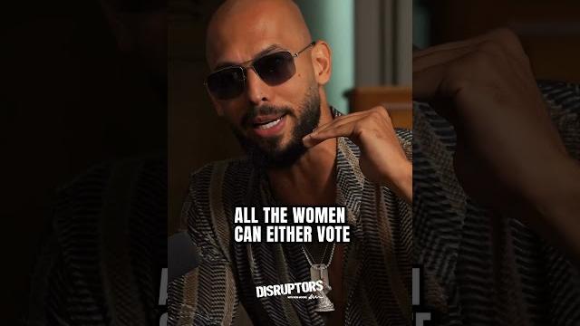 Should women vote? #andrewtate #bonnie #gender Should women vote? #andrewtate #bonnie #gender
