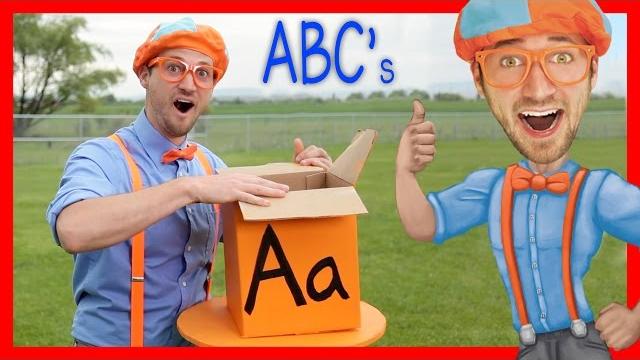 Learn the alphabet with blippi | abc letter boxes Learn the alphabet with blippi | abc letter boxes