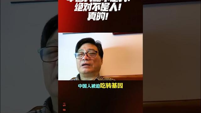 中国人就不是人!绝对不是人!真的!#shorts #崔永元 #转基因 #食品安全 #最勇敢的人 中国人就不是人!绝对不是人!真的!#shorts #崔永元 #转基因 #食品安全 #最勇敢的人