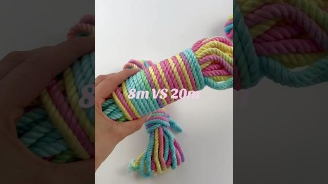 Our pastel rainbow silk bamboo shibari rope is now available in 20m length! #shibari #shorts Our pastel rainbow silk bamboo shibari rope is now available in 20m length! #shibari #shorts