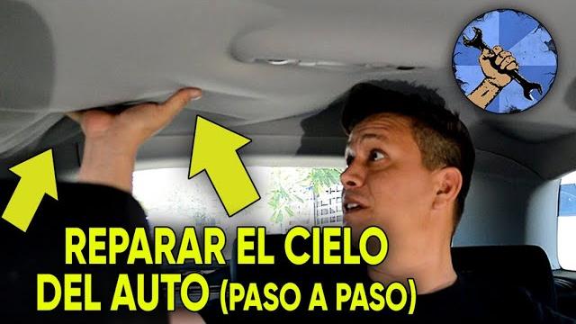 Como reparar el cielo caido de un auto (paso a paso) Como reparar el cielo caido de un auto (paso a paso)