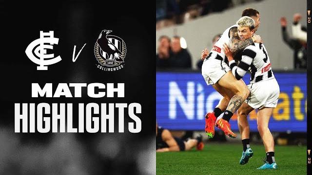 Carlton v collingwood highlights | round 23, 2022 | afl Carlton v collingwood highlights | round 23, 2022 | afl