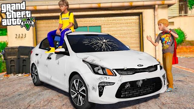 Оперская езда в gta 5 - разбили оперскую киа рио отличника! отомстили однокласснику! вотер Оперская езда в gta 5 - разбили оперскую киа рио отличника! отомстили однокласснику! вотер