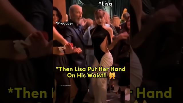 Blackpink lisa at the after party of white lotus with producer #blackpink #lisa#shorts Blackpink lisa at the after party of white lotus with producer #blackpink #lisa#shorts