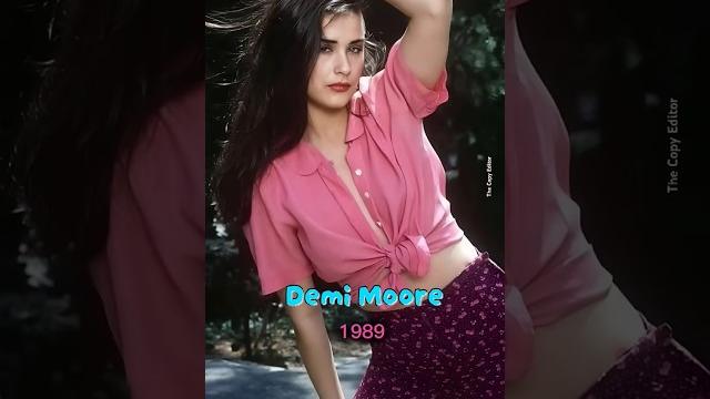 Take a look at : demi moore’s stunning transformation through the decades"#old#90s#80s#actress#cute Take a look at : demi moore’s stunning transformation through the decades"#old#90s#80s#actress#cute