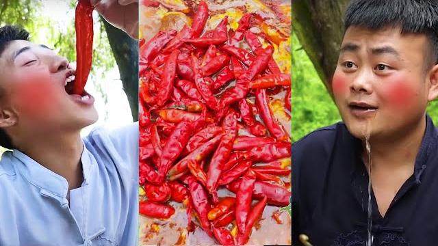 Spicy foods challenge | chinese foods mukbang | tiktok funny videos | super spicy foods Spicy foods challenge | chinese foods mukbang | tiktok funny videos | super spicy foods
