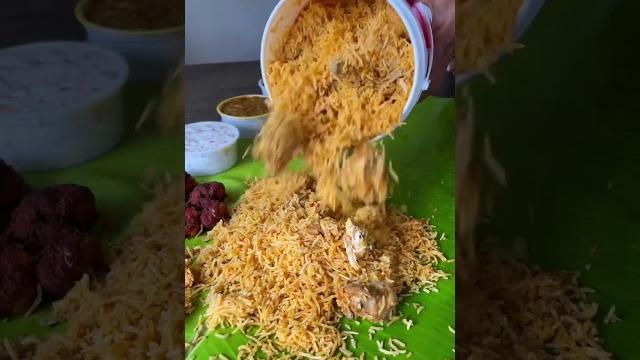 Biryani in slow motion #shorts #ytshorts Biryani in slow motion #shorts #ytshorts