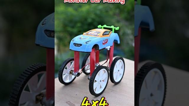 Diy 4×4 monster car | powerful off-road rc car build #shorts #diyprojects #car #schoolproject Diy 4×4 monster car | powerful off-road rc car build #shorts #diyprojects #car #schoolproject