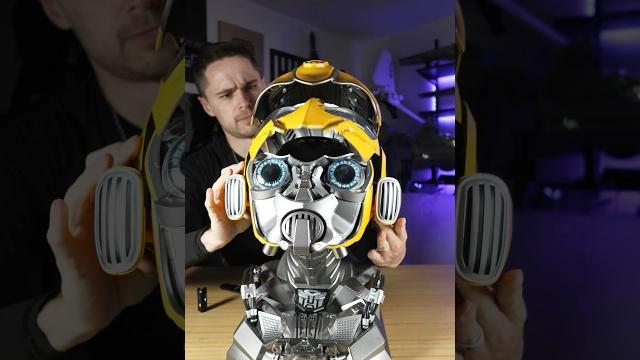 Bumblebee realistic helmet unboxing #unboxing #bumblebee #transformers #shorts #cosplay Bumblebee realistic helmet unboxing #unboxing #bumblebee #transformers #shorts #cosplay