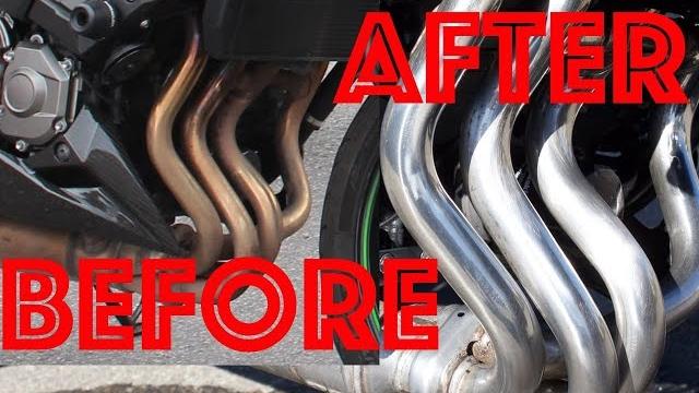 How to clean motorcycle exhaust pipes │swissbiker How to clean motorcycle exhaust pipes │swissbiker