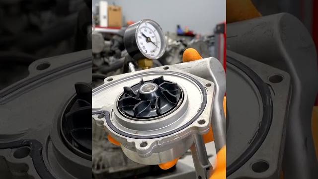 Audi water pump has vacuum control Audi water pump has vacuum control