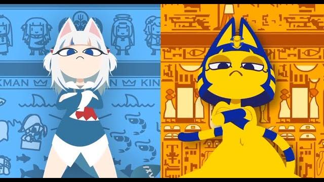 Ankha zone vs ankha dance but cat shark battle Ankha zone vs ankha dance but cat shark battle