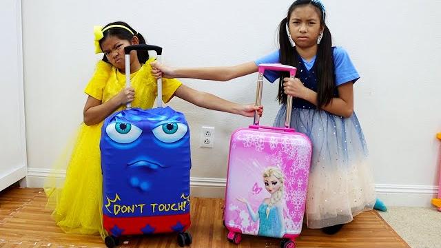 Emma and wendy pretend play with luggage vacation suitcase toy for kids fun travel toys Emma and wendy pretend play with luggage vacation suitcase toy for kids fun travel toys
