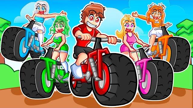 We played a realistic jumbo bike simulator... We played a realistic jumbo bike simulator...