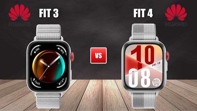 Huawei watch fit 3 vs huawei watch fit 4 Huawei watch fit 3 vs huawei watch fit 4
