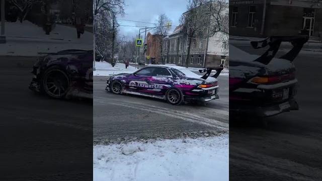 Зимний дрифт на toyota mark 2 Зимний дрифт на toyota mark 2