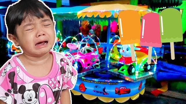 Sad crying, odong odong, ice cream Sad crying, odong odong, ice cream