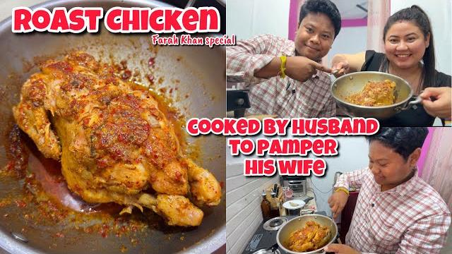 Husband e aji mur karone bonale farah khan’s special roast chicken🫠 @leenamili raw vlog Husband e aji mur karone bonale farah khan’s special roast chicken🫠 @leenamili raw vlog