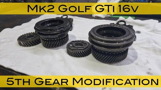 Mk2 golf gti 16v - 5th gear modification Mk2 golf gti 16v - 5th gear modification