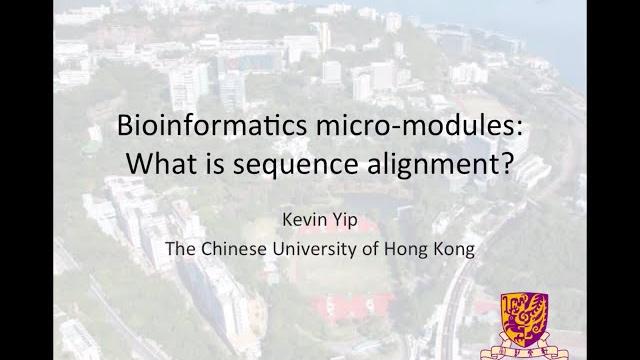01. what is sequence alignment? 01. what is sequence alignment?