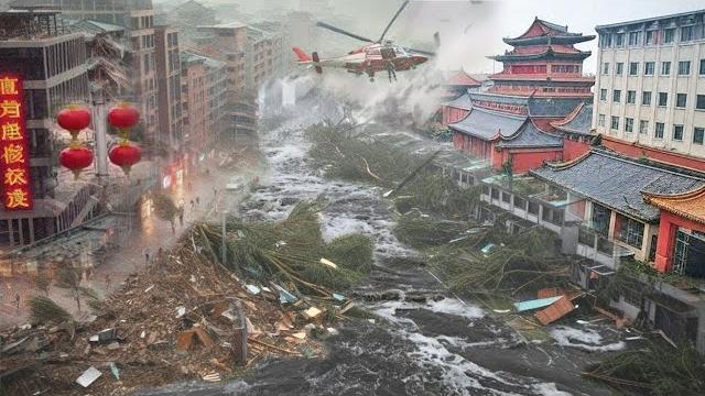 China blown away: violent typhoon blows roofs off homes, huge hail and floods devastate shandong China blown away: violent typhoon blows roofs off homes, huge hail and floods devastate shandong
