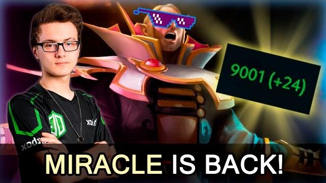 Miracle is back to 9000 mmr — invoker god Miracle is back to 9000 mmr — invoker god