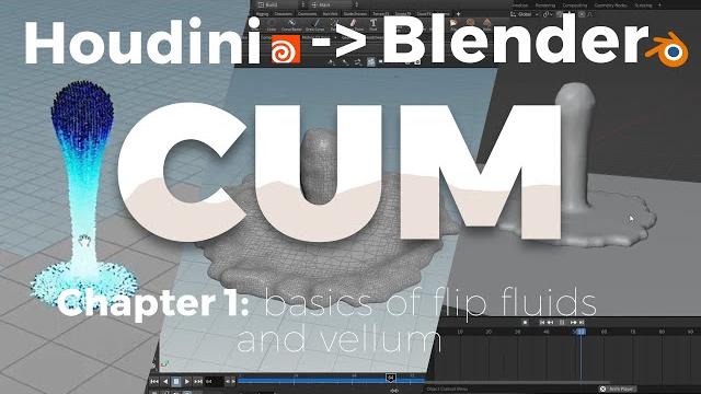 How to make 3d porn - cum simulation from houdini to blender | part 1: flip fluid +vellum tutorial How to make 3d porn - cum simulation from houdini to blender | part 1: flip fluid +vellum tutorial