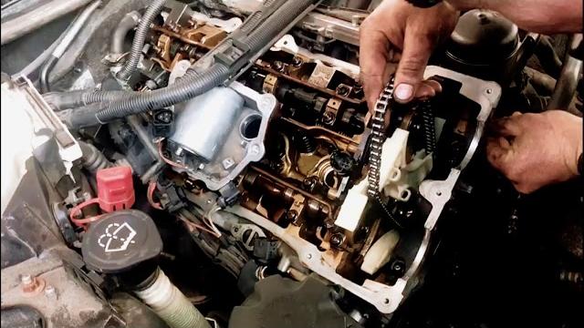 Замена цепи бмв e90 мотор н46 2.0 Замена цепи бмв e90 мотор н46 2.0