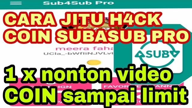 Cara jitu mendapatkan coin sub4sub pro 2020 Cara jitu mendapatkan coin sub4sub pro 2020