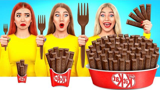 Big, medium and small plate challenge | amazing kitchen recipes by trend do challenge Big, medium and small plate challenge | amazing kitchen recipes by trend do challenge