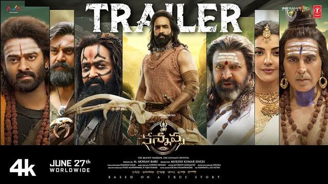 Kannappa official trailer- telugu | vishnu manchu | mohan babu | prabhas | mohanlal | akshay kumar Kannappa official trailer- telugu | vishnu manchu | mohan babu | prabhas | mohanlal | akshay kumar