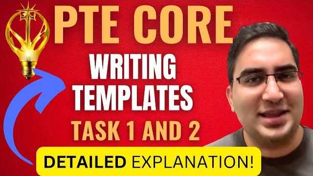 Pte core writing task 1 & 2 templates, tips, tricks: best explanation for 90 full points! Pte core writing task 1 & 2 templates, tips, tricks: best explanation for 90 full points!
