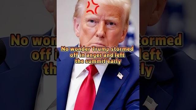 No wonder trump stormed off in anger and left the summit early #shorts #celebrity #trump #g7 No wonder trump stormed off in anger and left the summit early #shorts #celebrity #trump #g7