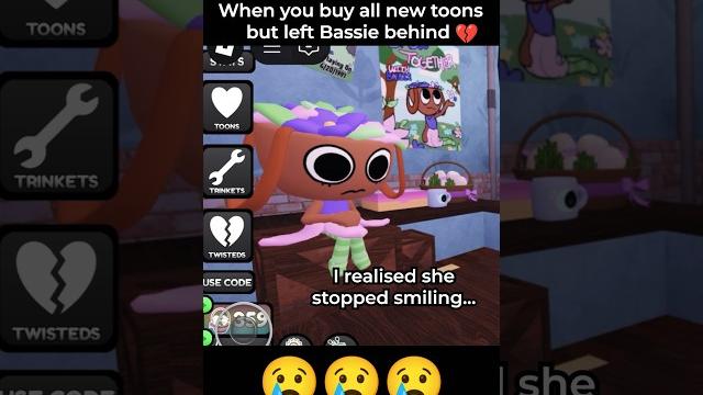 Bassie no longer smiling in easter update dandy's world #dandysworld #roblox #update #bassie Bassie no longer smiling in easter update dandy's world #dandysworld #roblox #update #bassie
