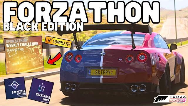 Forza horizon 5-how to complete weekly forzathon black edition-horizon backstage-forzathon shop Forza horizon 5-how to complete weekly forzathon black edition-horizon backstage-forzathon shop