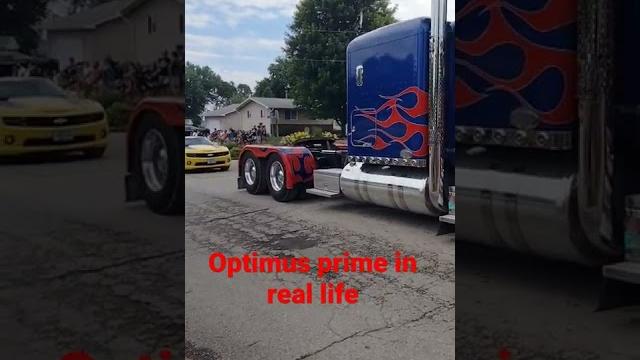 Optimus prime in real life #short #truck #transformers Optimus prime in real life #short #truck #transformers