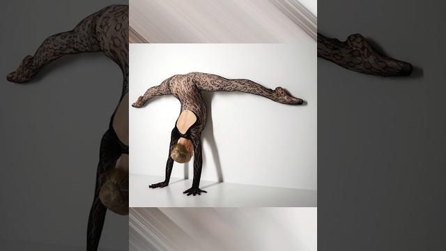 Model poses for photoshoot ballet. model anna Model poses for photoshoot ballet. model anna